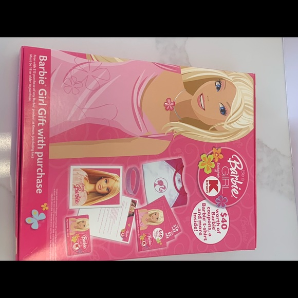 Barbie Girl Kmart Gift with Purchase T Shirt Bracelet Hobo Purse 2009 - Picture 6 of 10